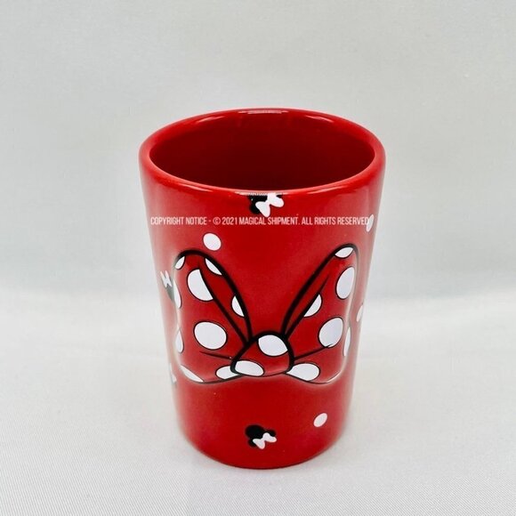 Disney Parks - Minnie Mouse Bows Shot Glass - Toothpick Holder - Picture 1 of 5